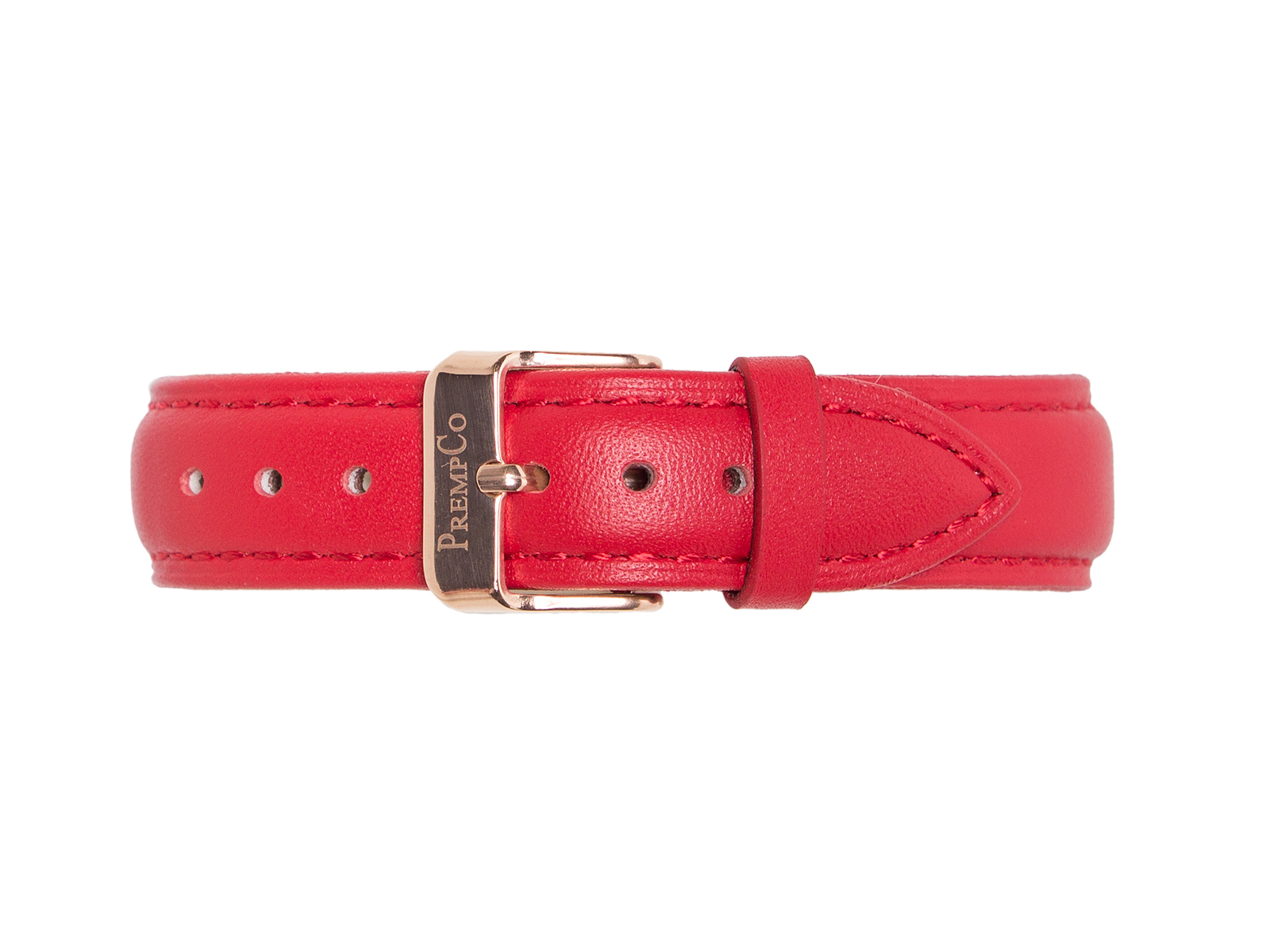 Rotes Schnellwechselband PrempCo Leder Uhrenband Uhrenarmband Schnellwechseluhrenband schnellwechseluhrenarmband