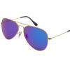 prempco aviator Damen sonnenbrille silber mirror silber gestell (2)